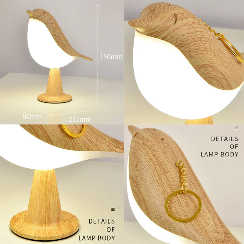 Magpie LED Lamp, Touch-control, Cordless