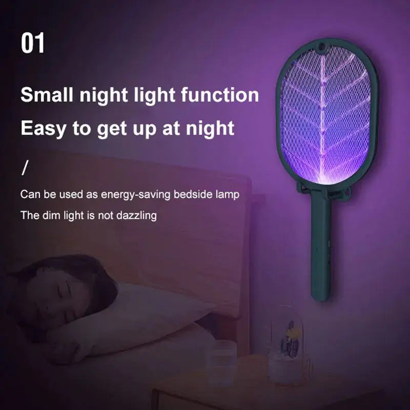 USB Rechargeable Electric Mosquito Killer Swatter