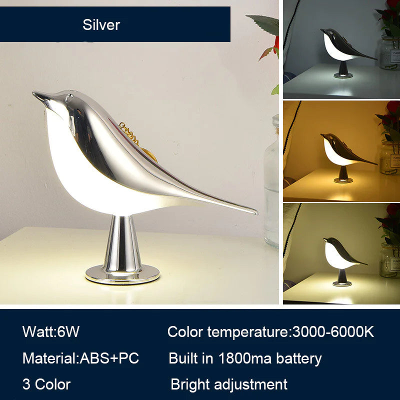 Magpie LED Lamp, Touch-control, Cordless