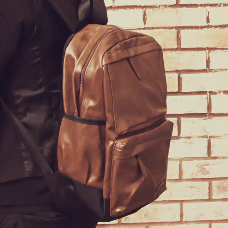 Urban Trek Leather Backpack
