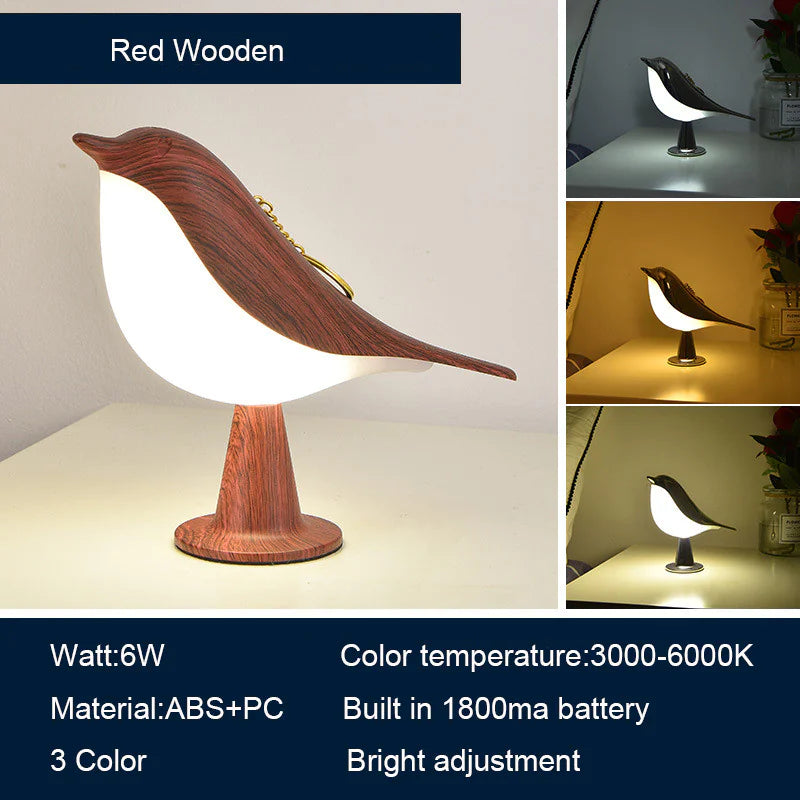 Magpie LED Lamp, Touch-control, Cordless