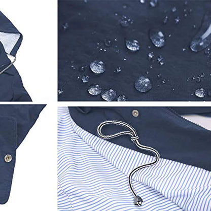 Chic Slim-Fit Women's Rain Jacket