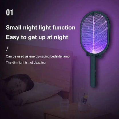 USB Rechargeable Electric Mosquito Killer Swatter