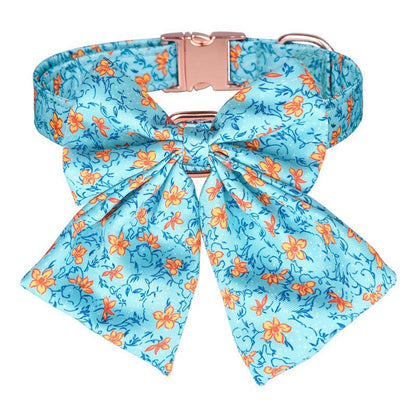 Most popular floral pattern pet collar, collar for dogs and cats