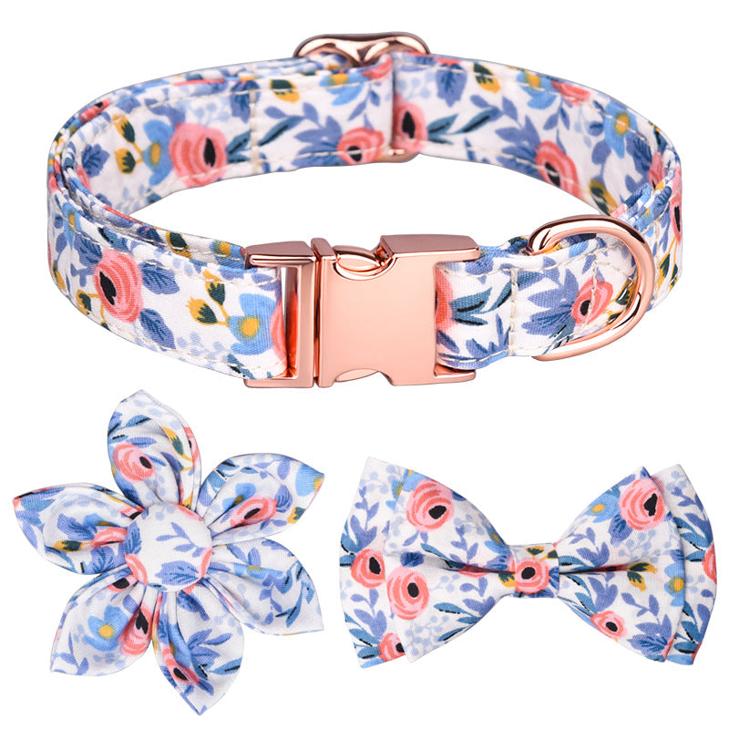 Most popular floral pattern pet collar, collar for dogs and cats