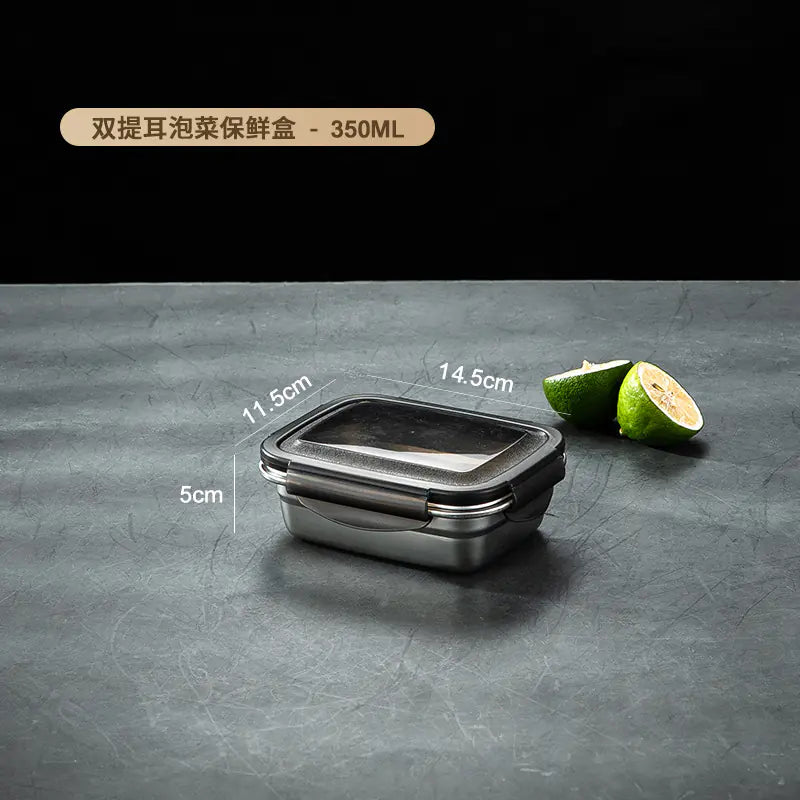 304 Stainless Steel Sealed Food Storage Container